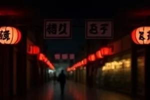 樱花树下空无一人的木质长椅画面